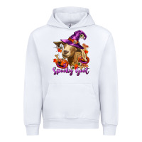 White Spooky Goat Urban Hoodie - RanaPortraitStore
