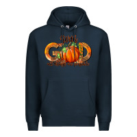 Navy With God All Thing Are Possible Premium Hoodie - RanaPortraitStore