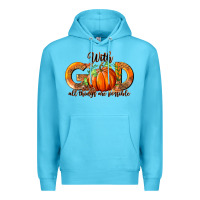 Ocean Blue With God All Thing Are Possible Premium Hoodie - RanaPortraitStore