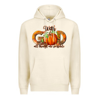 Tofu With God All Thing Are Possible Premium Hoodie - RanaPortraitStore