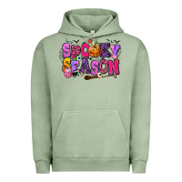 Pigment Oil Green Spooky season Halloween Urban Hoodie - RanaPortraitStore