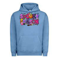 Pigment Pebble Blue Spooky season Halloween Urban Hoodie - RanaPortraitStore