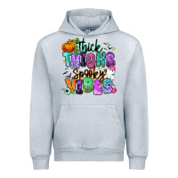 Heather Grey Thick thighs spooky vibes Urban Hoodie - RanaPortraitStore
