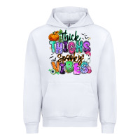 White Thick thighs spooky vibes Urban Hoodie - RanaPortraitStore