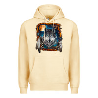 Pina Colada Wolf And Feathers Premium Hoodie - RanaPortraitStore