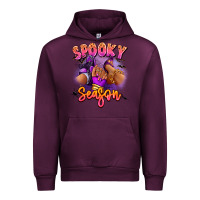 Mauve Wine Spooky season sneaker and heel afro woman Urban Hoodie - RanaPortraitStore
