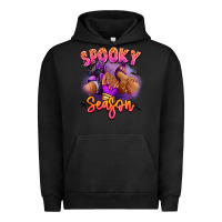 Pigment Black Spooky season sneaker and heel afro woman Urban Hoodie - RanaPortraitStore