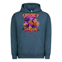 Pigment Midnight Navy Spooky season sneaker and heel afro woman Urban Hoodie - RanaPortraitStore