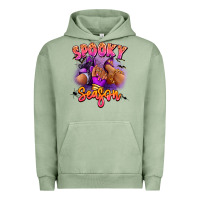Pigment Oil Green Spooky season sneaker and heel afro woman Urban Hoodie - RanaPortraitStore