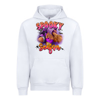 White Spooky season sneaker and heel afro woman Urban Hoodie - RanaPortraitStore