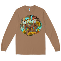 Toasted Coconut nail boss Long Sleeve Tee - BarkalooDesign