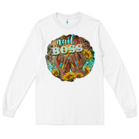 White nail boss Long Sleeve Tee - BarkalooDesign