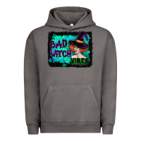 Pigment Tornado Halloween Bad Witch Vibes Watercolor Urban Hoodie - RanaPortraitStore