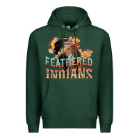 Sports Green feathered indians Premium Hoodie - texasbilliewilder