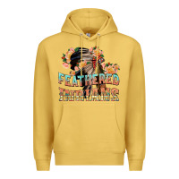 Antique Gold feathered indians Premium Hoodie - texasbilliewilder