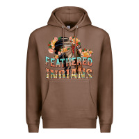 Chestnut feathered indians Premium Hoodie - texasbilliewilder