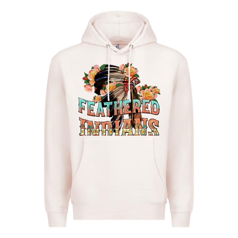 Feathered Indians Premium Hoodie by texasbilliewilder | Teevron