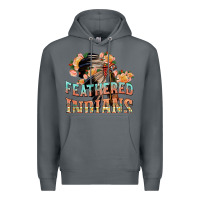 Rock feathered indians Premium Hoodie - texasbilliewilder