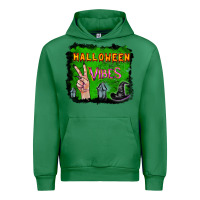 Emerald Watercolor Halloween Vibes Urban Hoodie - RanaPortraitStore