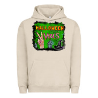 Pigment French Oak Watercolor Halloween Vibes Urban Hoodie - RanaPortraitStore