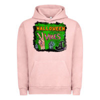 Pigment Salmon Watercolor Halloween Vibes Urban Hoodie - RanaPortraitStore