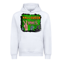 White Watercolor Halloween Vibes Urban Hoodie - RanaPortraitStore