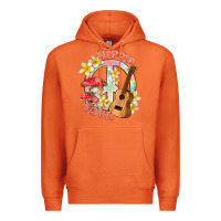 Carrot hippie soul with peace Premium Hoodie - texasbilliewilder