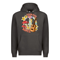 Smoke hippie soul with peace Premium Hoodie - texasbilliewilder