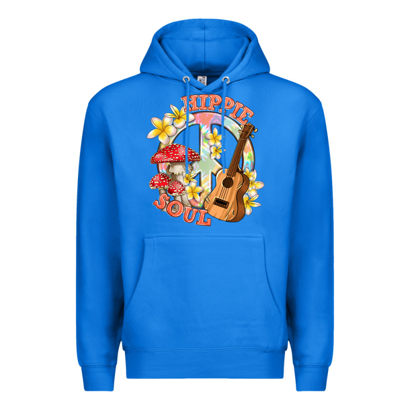 Hippie Soul With Peace Premium Hoodie by texasbilliewilder | Teevron