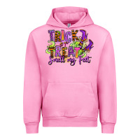 Fuchsia Pink Trick or treat smell my feet Urban Hoodie - RanaPortraitStore