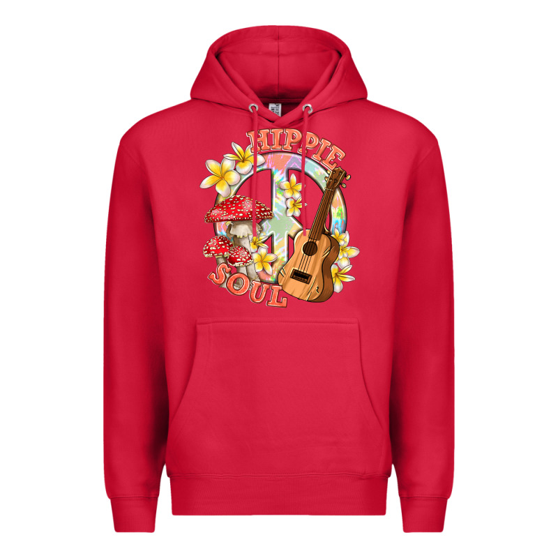 Hippie Soul With Peace Premium Hoodie by texasbilliewilder | Teevron
