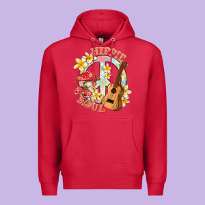 Hippie Soul With Peace Premium Hoodie Designed By Texasbilliewilder