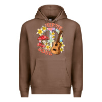 Chestnut hippie soul with peace Premium Hoodie - texasbilliewilder