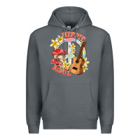 Rock hippie soul with peace Premium Hoodie - texasbilliewilder