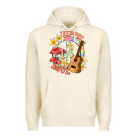 Sandshell hippie soul with peace Premium Hoodie - texasbilliewilder