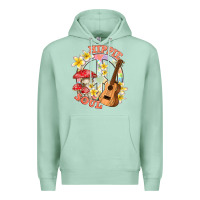 Seafoam hippie soul with peace Premium Hoodie - texasbilliewilder