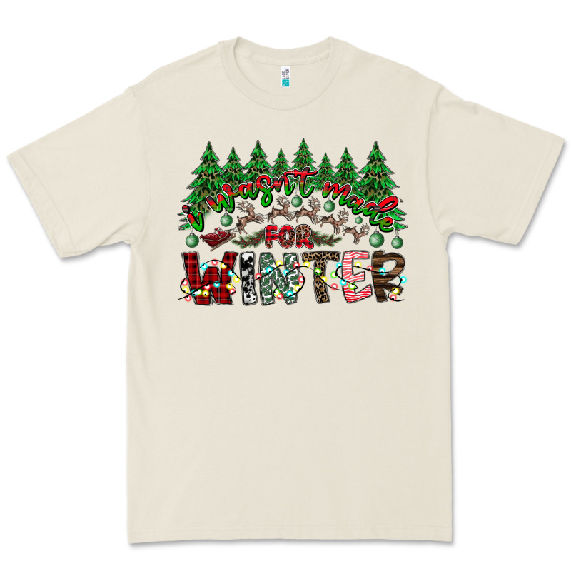 I Was Made For Winter Premium Tee by CowhideDigitalArt | Teevron