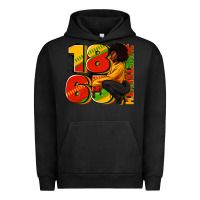 Pigment Black 1865 Juneteenth afro woman Urban Hoodie - RanaPortraitStore