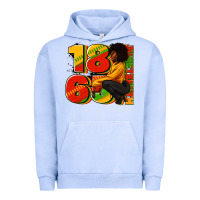 Pigment Grape Ice 1865 Juneteenth afro woman Urban Hoodie - RanaPortraitStore
