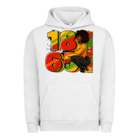 Pigment Lunar Rock 1865 Juneteenth afro woman Urban Hoodie - RanaPortraitStore