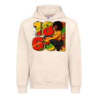 Sandshell 1865 Juneteenth afro woman Urban Hoodie - RanaPortraitStore