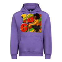 Tulip 1865 Juneteenth afro woman Urban Hoodie - RanaPortraitStore