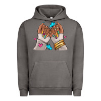 Pigment Tornado Afro woman nail art Urban Hoodie - RanaPortraitStore