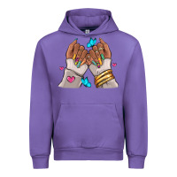 Tulip Afro woman nail art Urban Hoodie - RanaPortraitStore