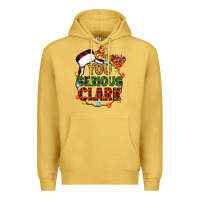 Antique Gold you serious clark Premium Hoodie - Zillion Design Studio