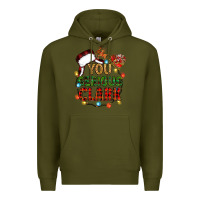 Army Green you serious clark Premium Hoodie - Zillion Design Studio