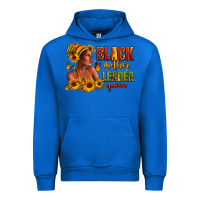 Cobalt Afro American black mother leader queen Urban Hoodie - RanaPortraitStore