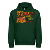 Forest Green Afro American black mother leader queen Urban Hoodie - RanaPortraitStore