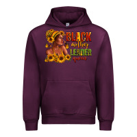 Mauve Wine Afro American black mother leader queen Urban Hoodie - RanaPortraitStore