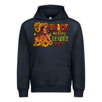 Navy Afro American black mother leader queen Urban Hoodie - RanaPortraitStore
